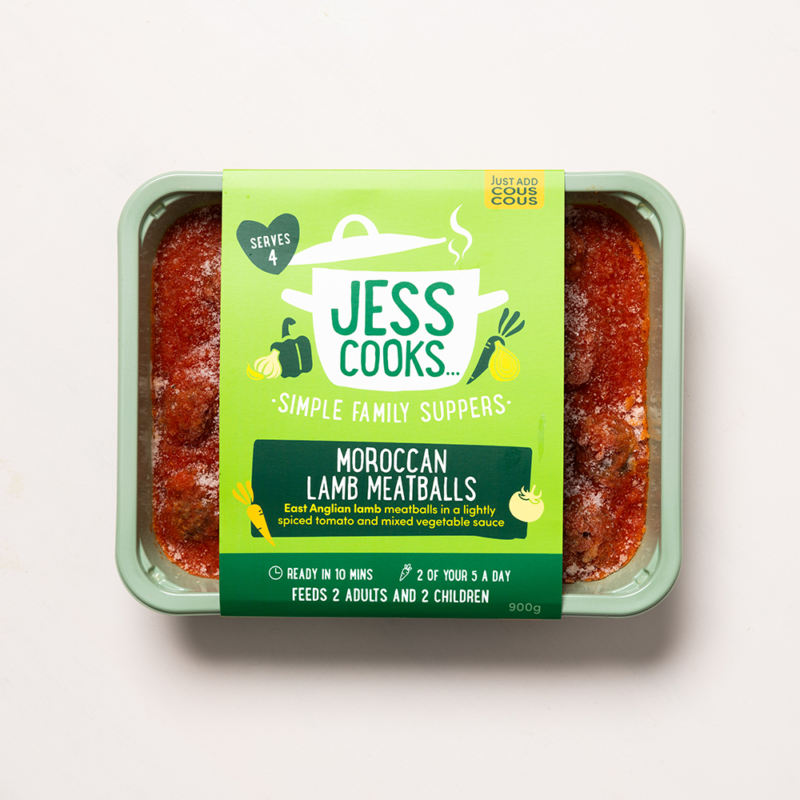 Family-Size Moroccan-Style Lamb Meatballs (Serves 4)