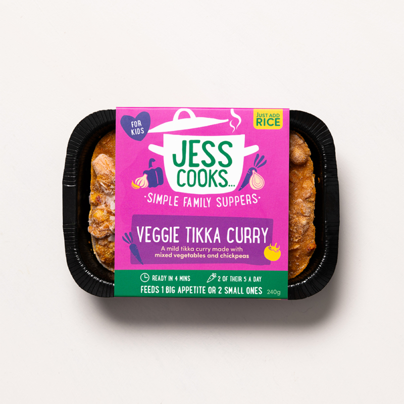 Kid's Mild Veggie Tikka Curry (Serves 1-2) - Image 3